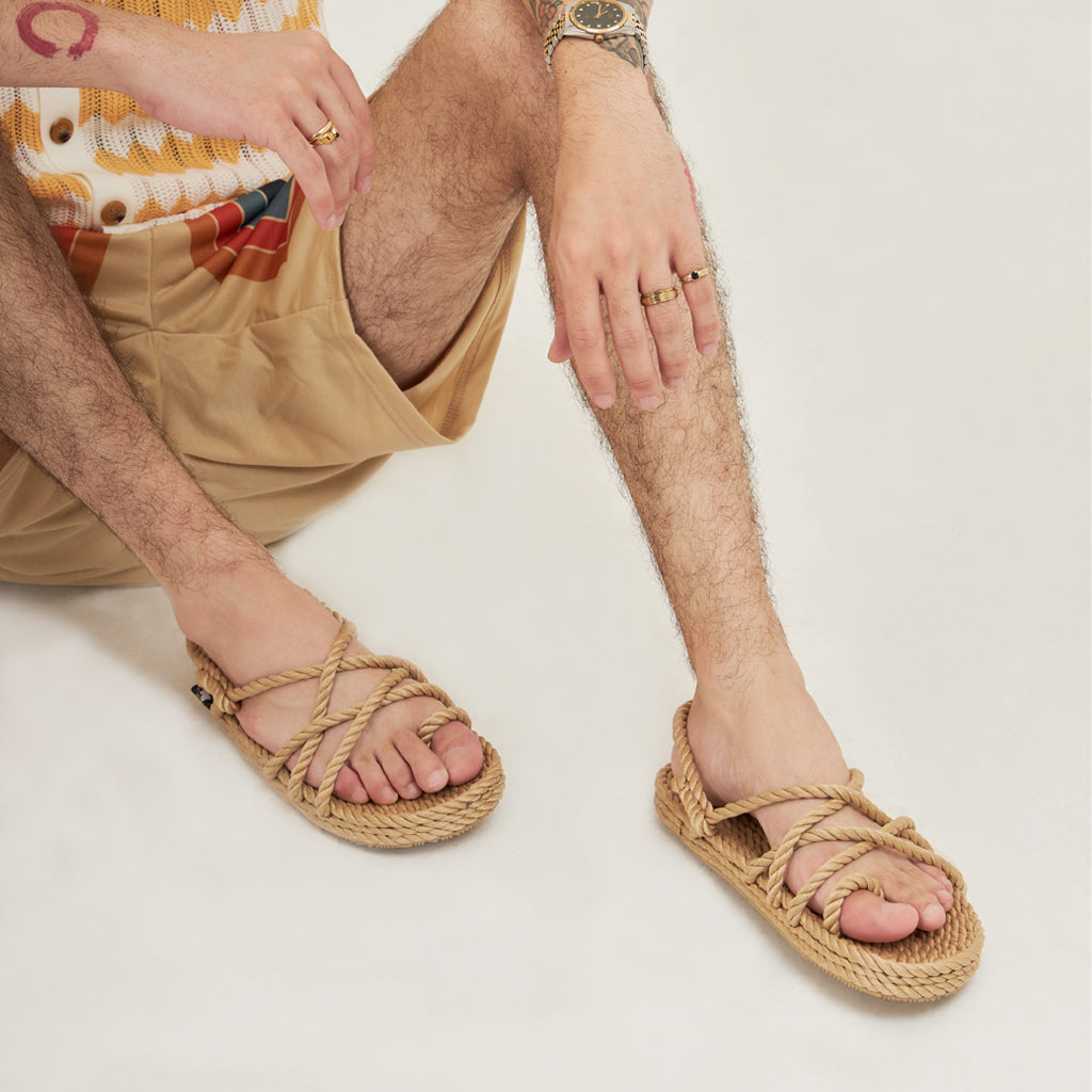 Caper Joburg Loop Beige Sandals