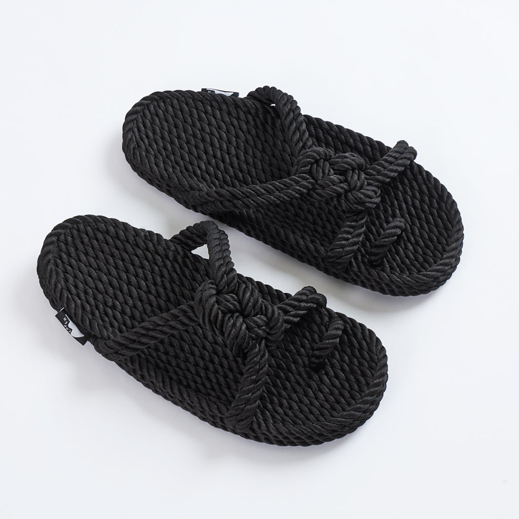 Caper Zori Loop Classic Black Sandals